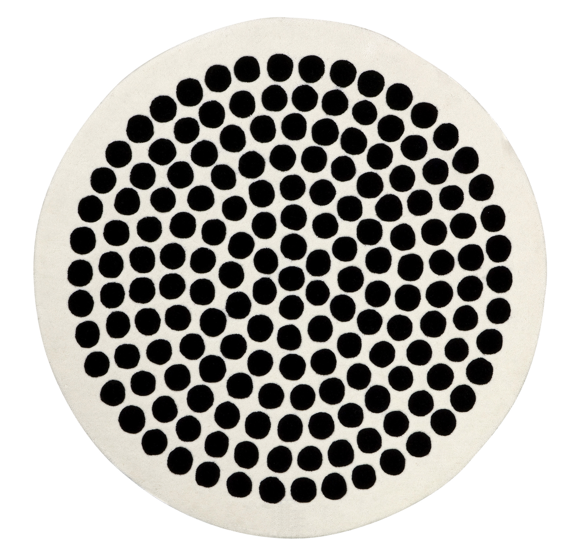 Verner Panton - Teppich VP8 BW von Designer Carpets